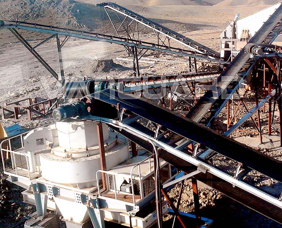 青海時產200噸破碎制砂生產線