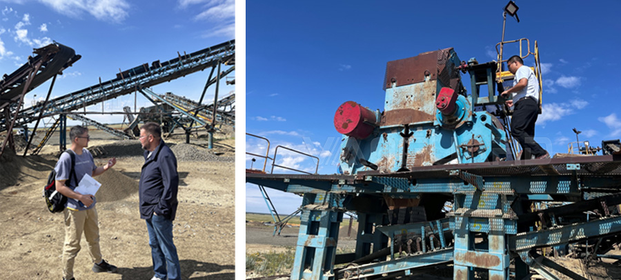 哈薩克斯坦時產100-150噸花崗巖生產線