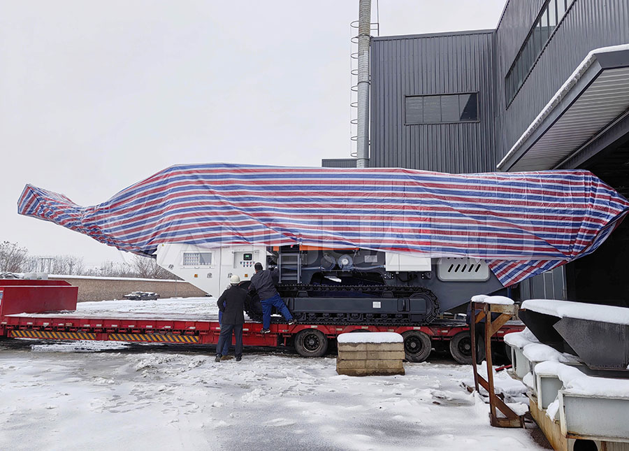 6cx106履帶破碎站打包裝車