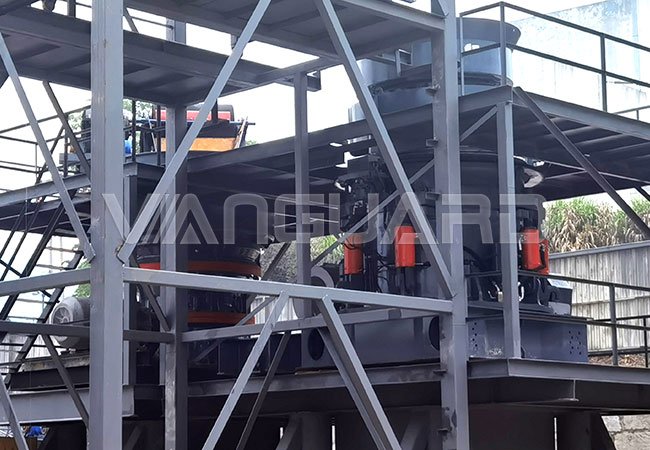 福建時產300噸破碎制砂生產線