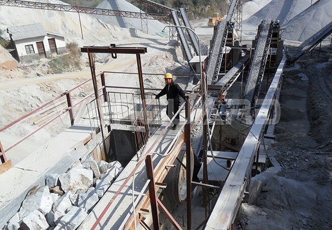 貴州時產200噸碎石生產線