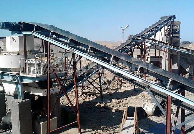 青海時產200噸破碎制砂生產線